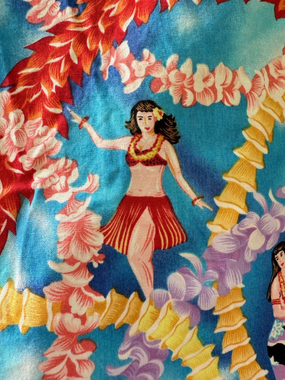 🌴Hawaiian Tropical Sarong Wrap Skirt🌴 - Picture 3 of 6